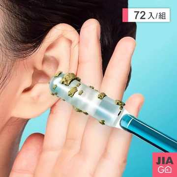 JIAGO 透明沾耳棒(24支裝)-3組(共72支)