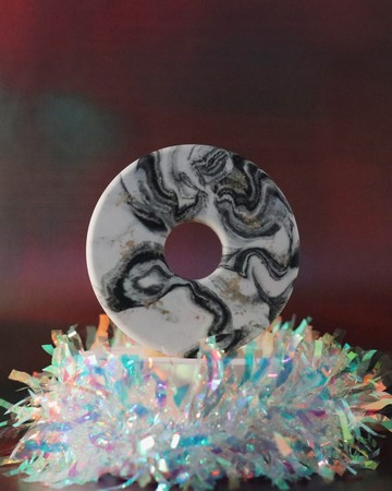 台灣再生石材系列/杯墊-水墨玉璧