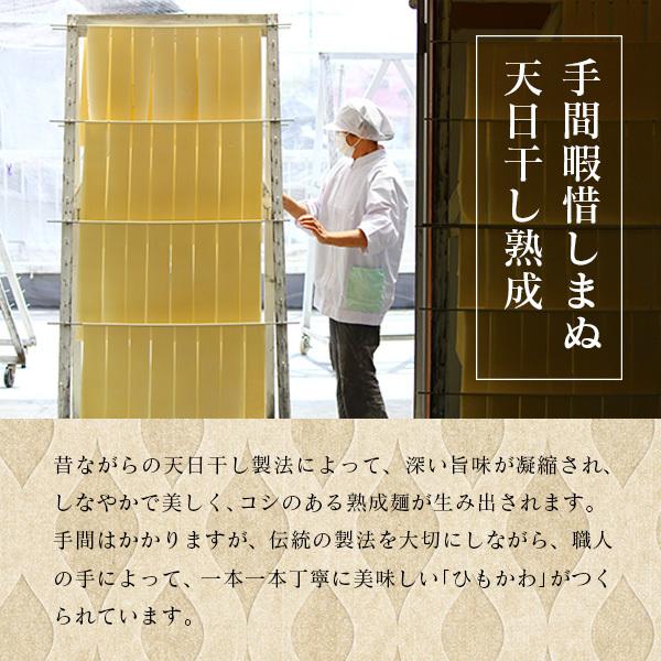 ひもかわ うどん 濃厚冷汁つゆ付 200g ※特製肉汁つゆも付いています。