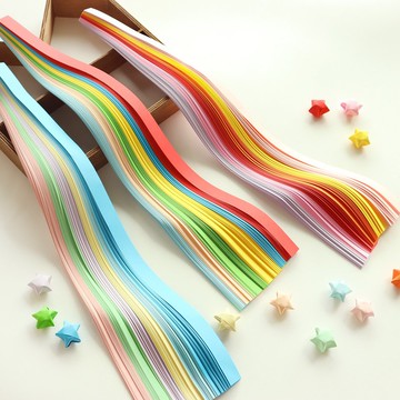 素色1.5cm摺星紙 寬版 (3款)