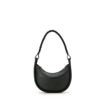 Round Moon 迷你手提包-碳黑