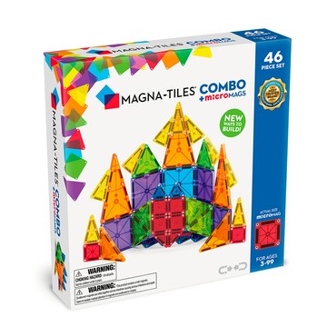 Magna-Tiles microMAGS磁力片-46片套組