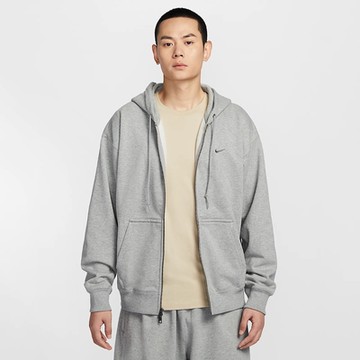 NIKE 外套 男 運動連帽外套 AS M NK SOLO SWSH HW FZ HD 灰 HV8224-063 (2S4187)