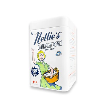 Nellies 加拿大復古鐵盒高效速溶濃縮蘇打洗衣粉1.5kg/盒_內附量匙1入(HE認證可生物分解低泡洗滌粉)