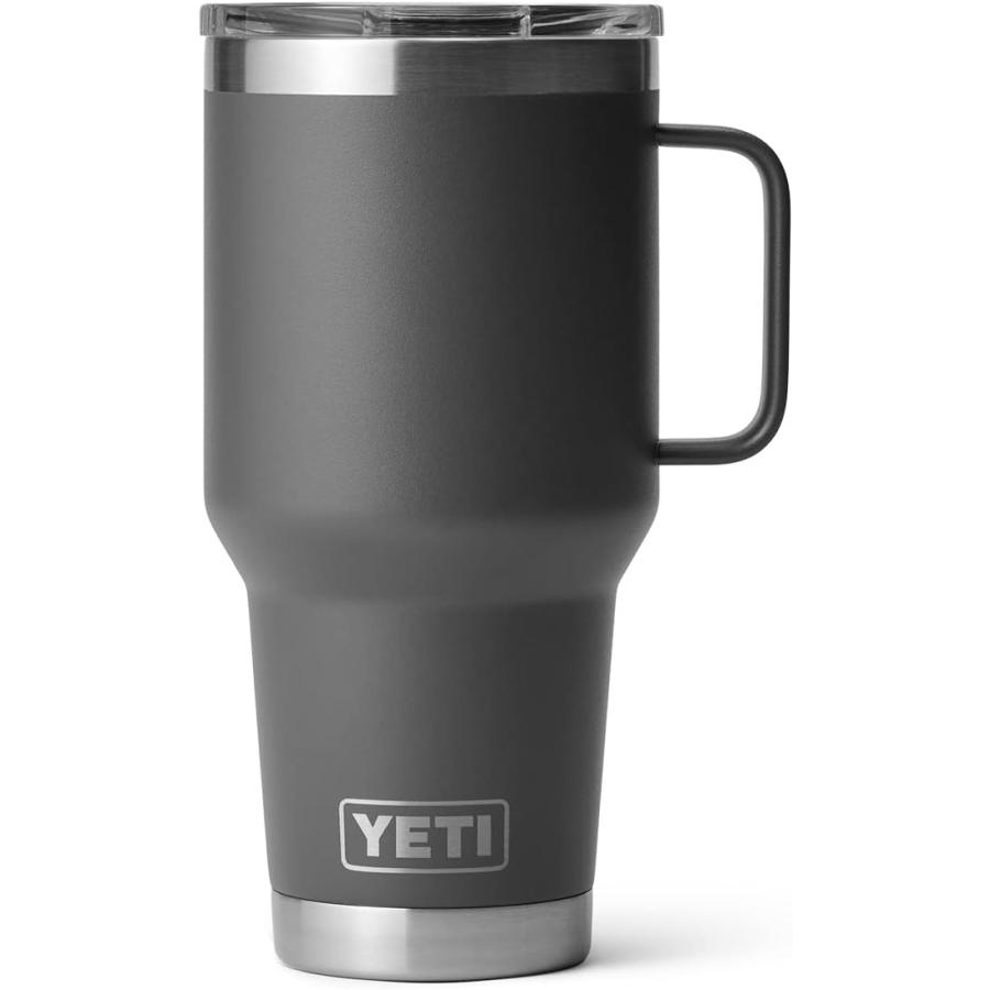 YETI Rambler 30 oz Travel Mug  Stainless Steel  Vacuum Insulated with Stronghold Lid  Charcoal　並行輸入品