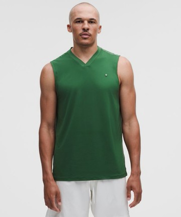 Mesh-Panelled Tennis Sleeveless Shirt Size XS