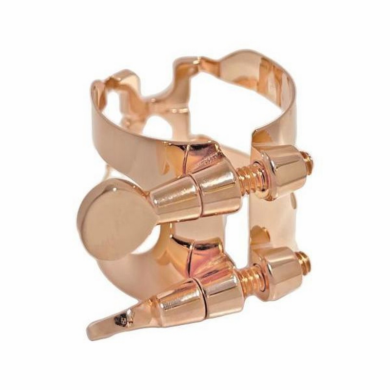 ウッドストーン　テナーサックスリガチャー　ピンクゴールド Wood Stone テナーサックスリガチャー （ピンクゴールド）ケース付き