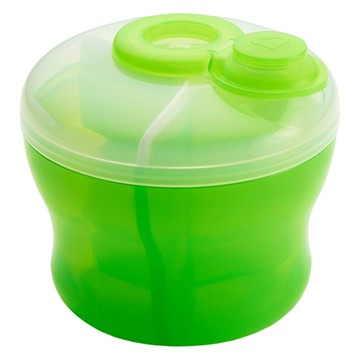 munchkin 滿趣健 三格奶粉分裝盒 轉動式密封 每格可容納266ml  綠色  1個