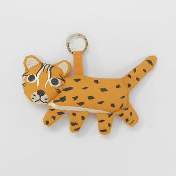 刺繡 玩偶 鑰匙圈07-石虎