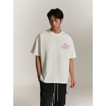 INNERSECT基礎款純棉T恤寬松純色情侶款體恤男女同款潮牌美式短袖