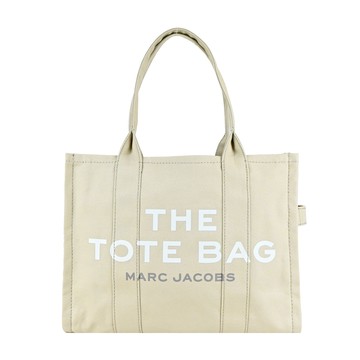 MARC JACOBS MJ 字母印花帆布托特包-大/米