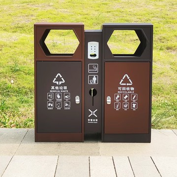 垃圾分類戶外垃圾桶 公用商用環衛果皮箱 大號室外景區小區垃圾箱
