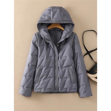 原創設計感2025年冬季新款文藝連帽羽絨服女寬松顯瘦保暖短款外套