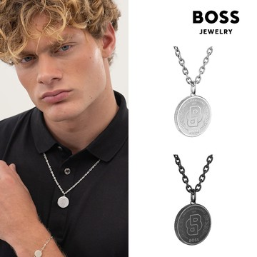 【BOSS】Double B Coin系列 不鏽鋼序章項鍊(2色可選)