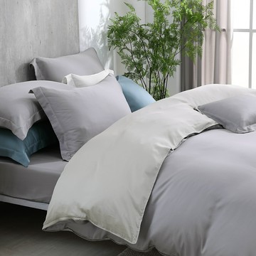 雙人薄被套/ 天絲300織 撞色 / 天絲 萊賽爾 / 馬歇爾 [鴻宇] 台灣製 - T20137