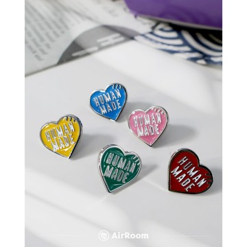 AirRoom 正品 2025SS HUMAN MADE HEART PINS 店鋪限定 愛心 別針 可用於包包 帽子