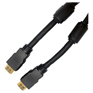 BUBUTech 圓線HDMI公-HDMI公 1.4版認證 SU3010 高畫質影音傳輸線  3m  1條