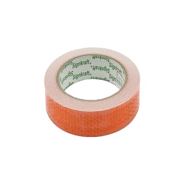 反光警示膠帶/蜂巢/25mmx9M/橘/卷