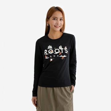 Roots女裝- FROSTY FUN 長袖上衣
