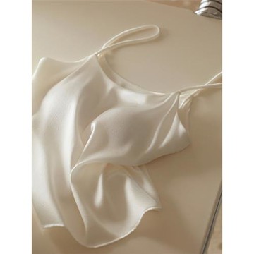 (免運)19姆米重磅真絲桑蠶絲彈力吊帶背心女夏純色內搭上衣百搭美背外穿