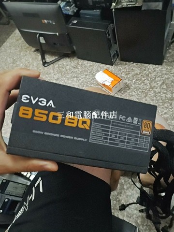 EVGA 850BQ 850W 電源供應器 台式機 半模組 高效能 實物圖 显卡 硬盘 供電線 完好【三和電腦配件店】