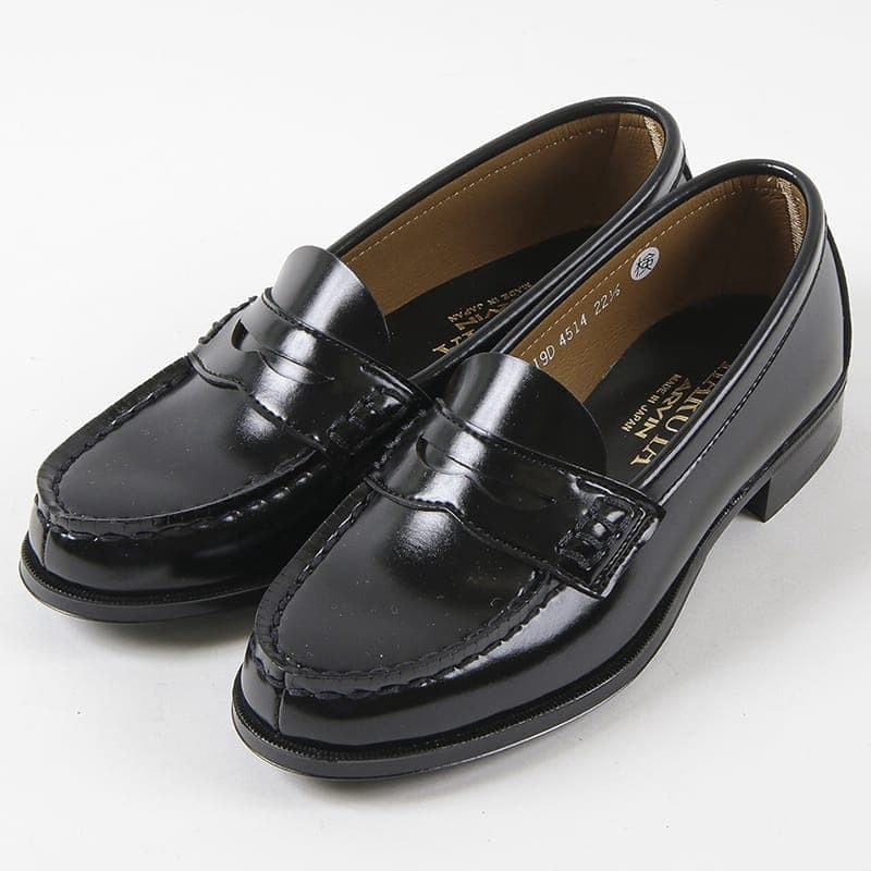 ハルタ　ローファー 　黒25.5 EEE 品番906 コインローファー #906（01009060）men（メンズ）