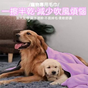【台灣出貨】寵物吸水毛巾 速乾 鹿皮巾擦乾布 居家款 結實耐用 不易發霉 日常實用好物 狗狗款 柔軟不傷毛髮 輕便款