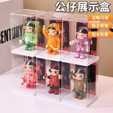 公仔展示盒 透明收納盒 公仔收納盒 公仔收藏盒 扭蛋展示盒 盲盒 娃娃模型展示盒 壓克力收納盒 公仔盒 公仔盒子 防塵盒