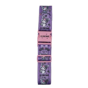 【震撼精品百貨】酷洛米_Kuromi~香港SANRIO三麗鷗 酷洛米行李束帶-化妝*29687