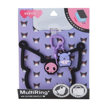 【震撼精品百貨】酷洛米_Kuromi~日本SANRIO三麗鷗 酷洛米矽膠造型手機手腕環-大頭款*55179