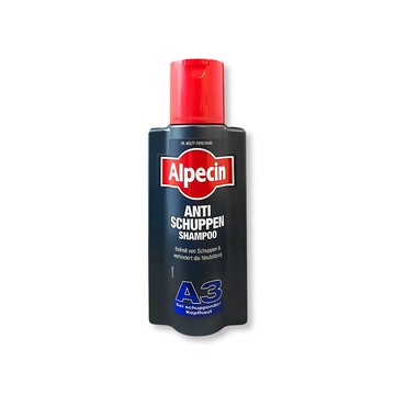 【德國Alpecin】強健髮根3重滋養去屑洗淨咖啡因洗髮凝露250ml/黑瓶-A3抗頭皮屑（保濕滋潤洗頭髮水，油性髮質洗髮精，0%矽靈洗髮乳）_廠商直送