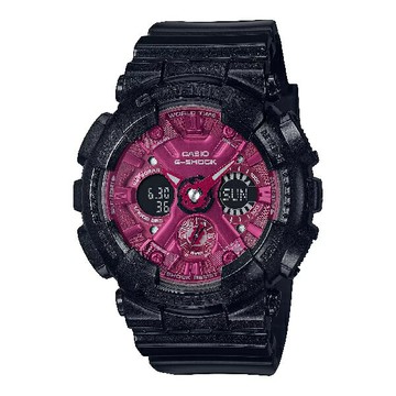CASIO 卡西歐GMA-S120RB-1A 經典款黑紅配色雙顯時尚腕錶 45.9mm｜樂天全館特惠中★指定刷卡回饋10%