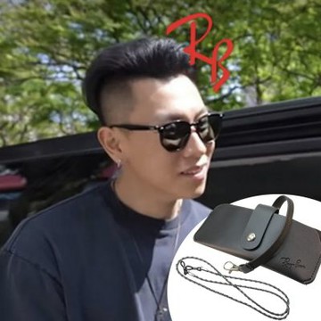 RayBan 雷朋 亞洲版 偏光太陽眼鏡 RB4306F 601/9A 黑框墨綠偏光鏡片 公司貨(贈RAYBAN眼鏡掛袋)