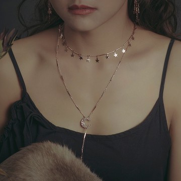 ASTROLOGY | 占星學系列 - 月蝕 * 多層次項鍊