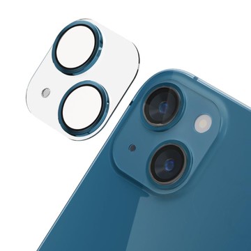 鏡頭玻璃保護貼 iPhone13系列 13mini/13 (藍色)