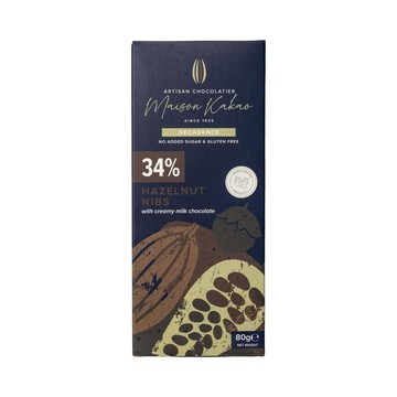 Maison Kakao 榛果粒碎牛奶巧克力 34%