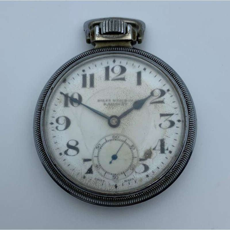 ROLEX ロレックス 懐中時計 Railway pocket watch 手巻き時計 アンティーク SS J7370 | LINEショッピング