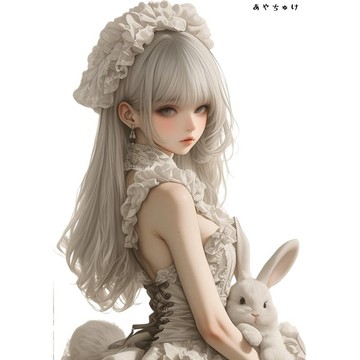 【3 月新品 2】07-095-0181 人物貼紙 動物與甜美蕾絲