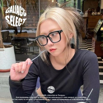 【CALI】隔日到貨! 加粗款 素顏神器 黑框眼鏡 粗框眼鏡 無度數 眼鏡框 圓框眼鏡 網紅眼鏡 眼鏡 畢旅 素顏