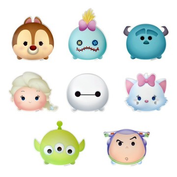 【R.FUN SHOP】迪士尼TSUM TSUM防水貼紙 瑪莉貓 巴斯光年 毛怪 艾莎 CA121