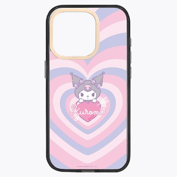 酷洛米 愛心爆擊 透黑 標準/磁吸版 iPhone 16 15 14 13 Pro Max