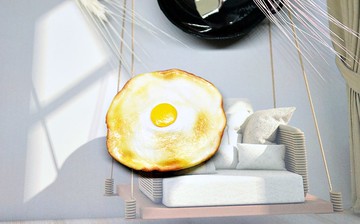 -黏土系列-荷包蛋- 磁鐵系列 #冰箱.黑板磁鐵 #Fake Food