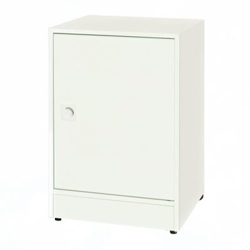 文創集-南亞塑鋼   皮尼 南亞塑鋼1.5尺單開門內二格收納櫃-43.5x40x63.4cm免組