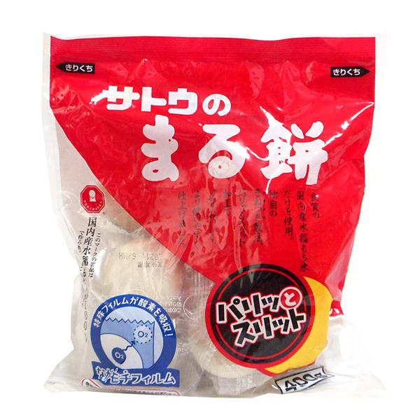 ★まとめ買い★　佐藤食品　サトウのまる餅パリッとスリット400g　×20個