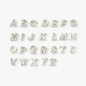 英文字母墜飾2.0 / 銀色 / English Alphabet Pendant