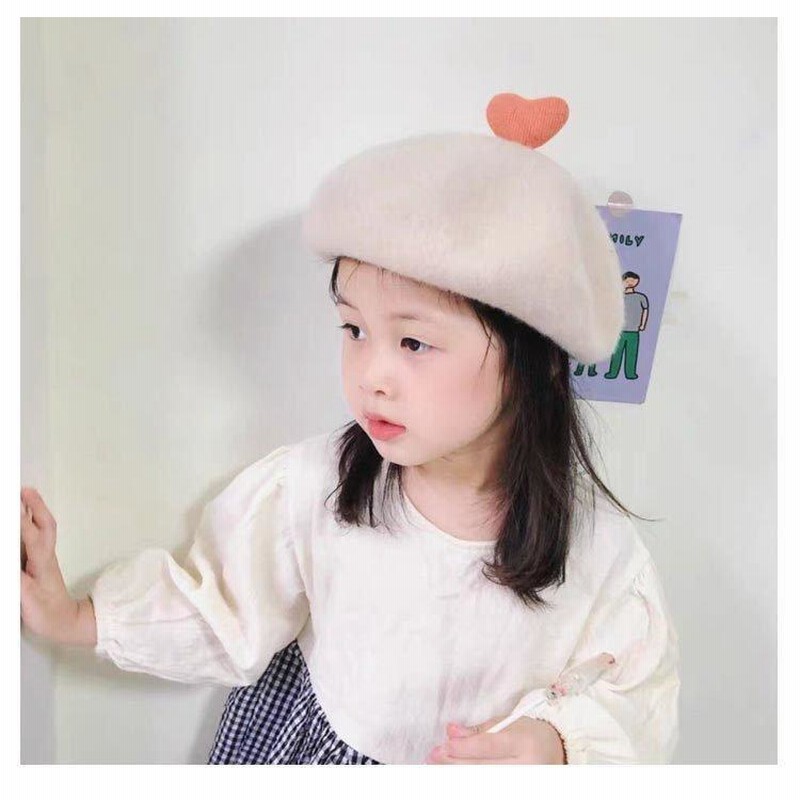 ベレー帽 子供用 キッズ ウールタッチ 立体 ハート お花 ベビー 帽子 ニット ハット ハンチング帽 女の子 イベント 結婚式 お出かけ 通販 Lineポイント最大0 5 Get Lineショッピング