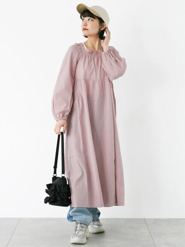 迷人後雙綁帶挖空造型方領洋裝(FF42L0H0680) - ehka sopo