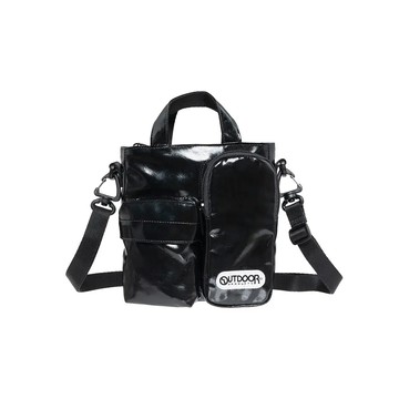 風格前線系列直式側背包-黑