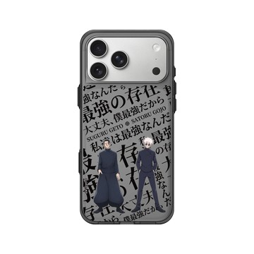 iPhone 17 Pro Max Clear (相機按鈕) 酷墨灰 - Jujutsu Kaisen 咒術迴戰 S2 - 懷玉・玉折角色系列-最強組合