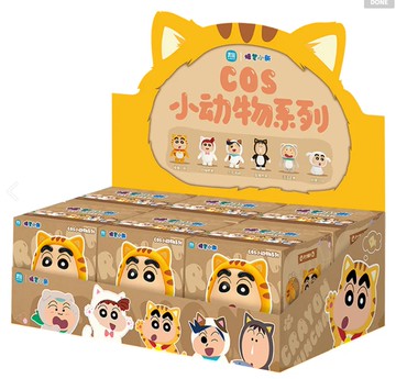 阿里魚 蠟筆小新 COS小動物可動公仔 款式隨機不重  6個